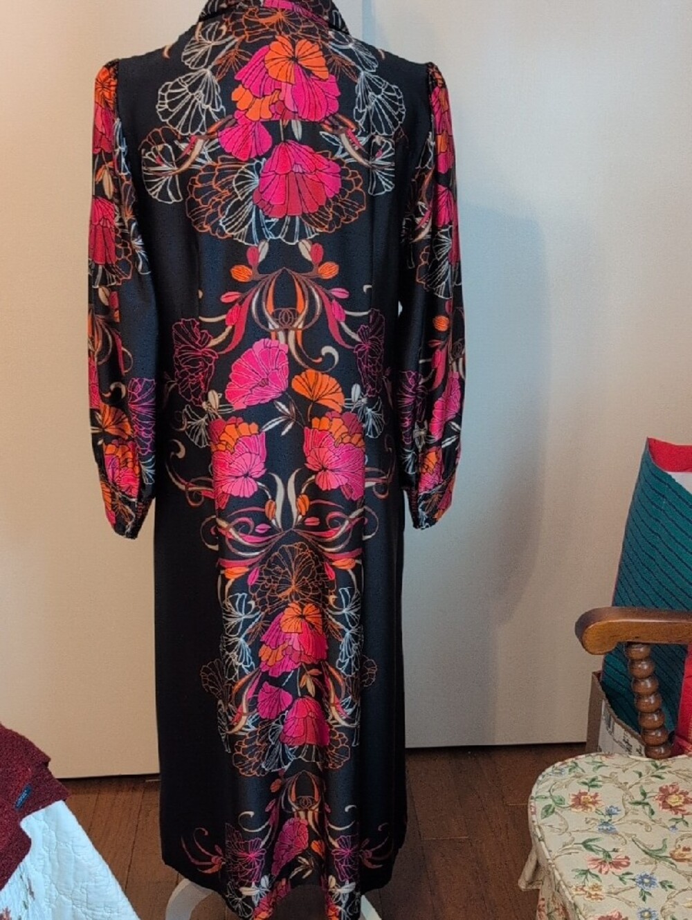 Chico's Button Up Shirt Dress - Sz 1.5 - Picture 6 of 6